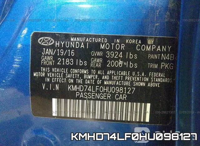 KMHD74LF0HU098127 фото 7