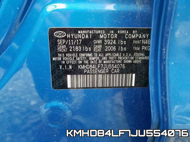 KMHD84LF7JU554076 фото 2