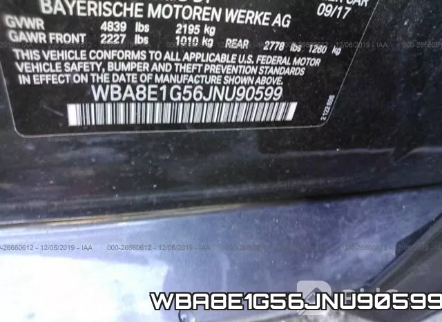 WBA8E1G56JNU90599 фото 9