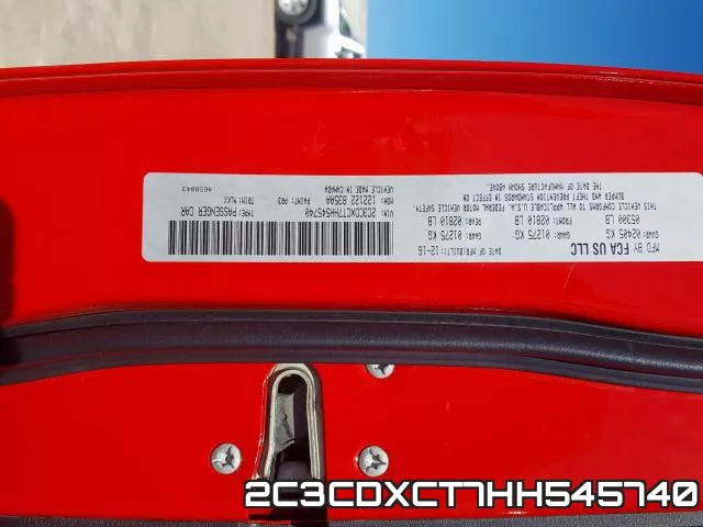 2C3CDXCT7HH545740 фото 2