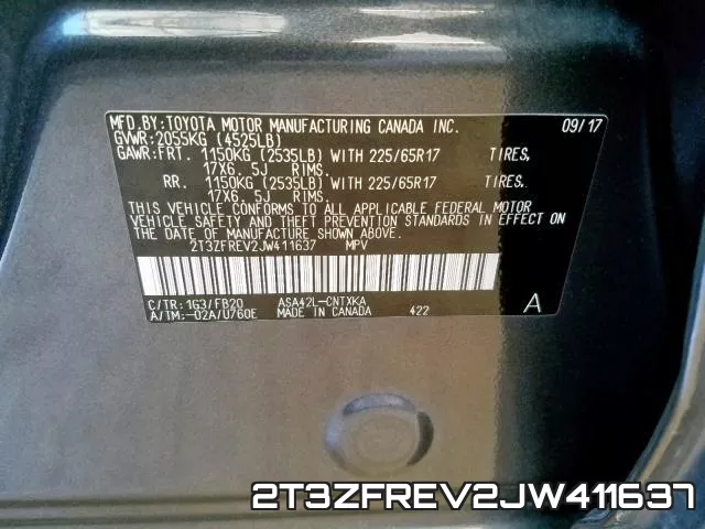 2T3ZFREV2JW411637 фото 2