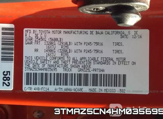 3TMAZ5CN4HM035695 фото 8