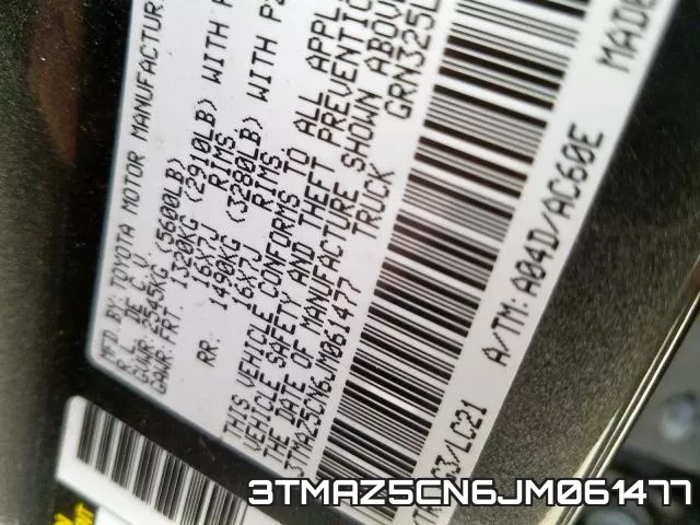 3TMAZ5CN6JM061477 фото 2