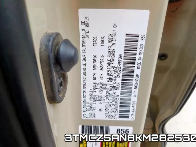 3TMCZ5AN8KM282530 фото 2