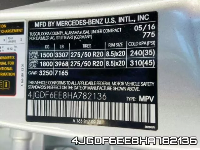 4JGDF6EE8HA782136 фото 2