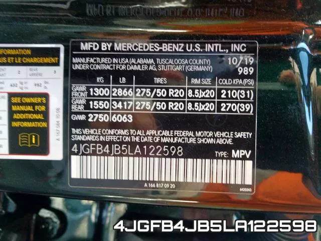 4JGFB4JB5LA122598 фото 2