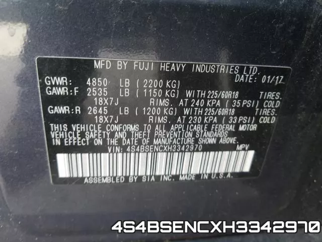 4S4BSENCXH3342970 фото 2