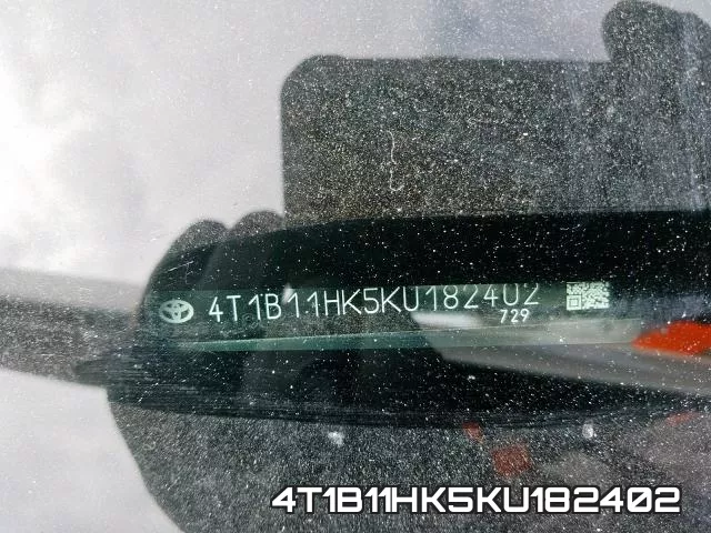 4T1B11HK5KU182402 фото 2