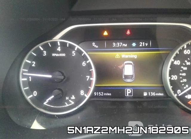 5N1AZ2MH2JN182905 фото 7