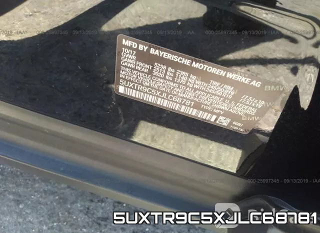 5UXTR9C5XJLC68781 фото 6