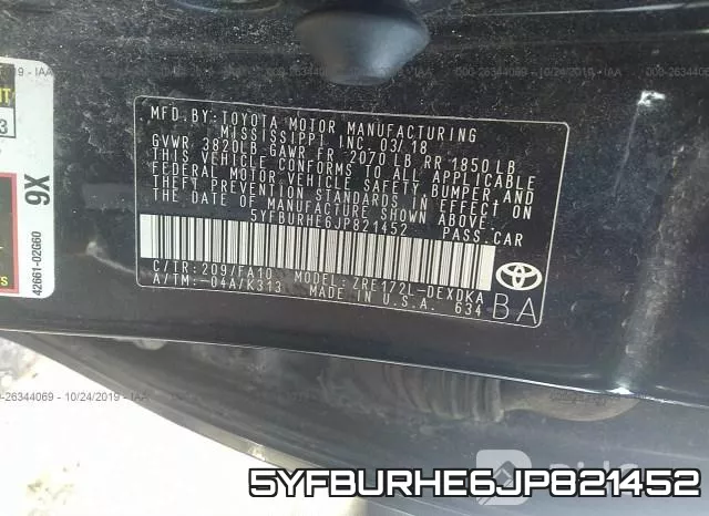 5YFBURHE6JP821452 фото 6