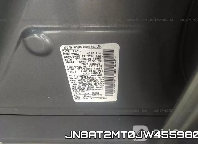 JN8AT2MT0JW455980 фото 6