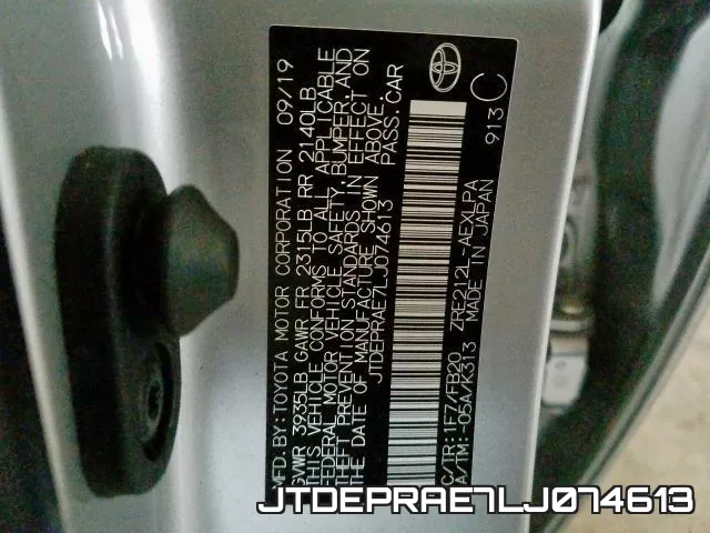 JTDEPRAE7LJ074613 фото 2