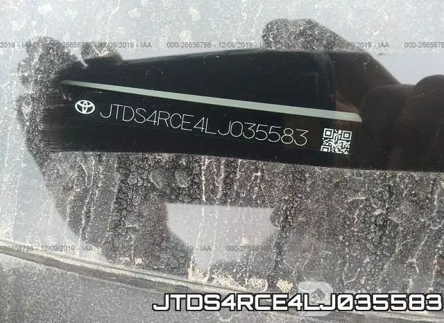JTDS4RCE4LJ035583 фото 10