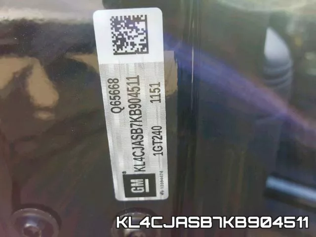 KL4CJASB7KB904511 фото 2