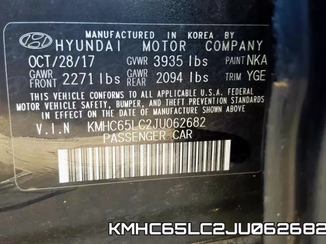 KMHC65LC2JU062682 фото 2