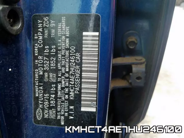 KMHCT4AE7HU246100 фото 2