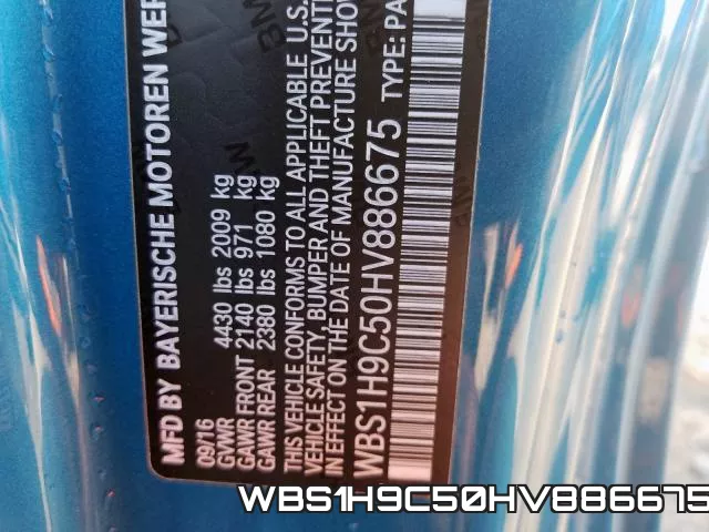 WBS1H9C50HV886675 фото 2