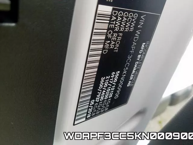 WDAPF3CC5KN000900 фото 2