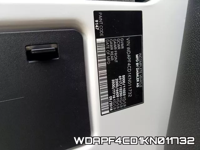 WDAPF4CD1KN011732 фото 2