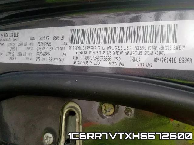 1C6RR7VTXHS572600 фото 2