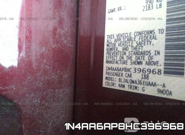 1N4AA6AP8HC396968 фото 9