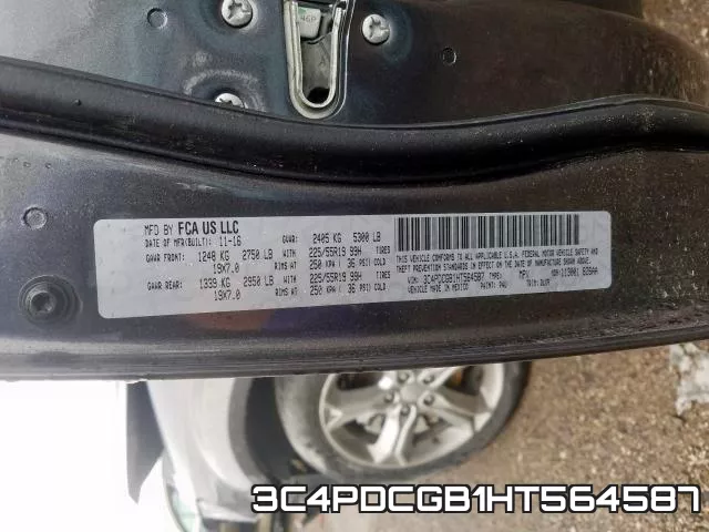 3C4PDCGB1HT564587 фото 2