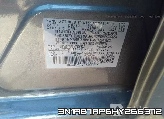 3N1AB7AP6HY266372 фото 9