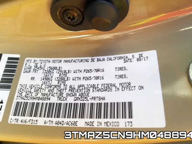 3TMAZ5CN9HM048894 фото 2