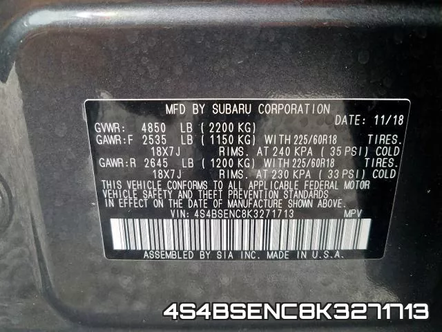 4S4BSENC8K3271713 фото 2