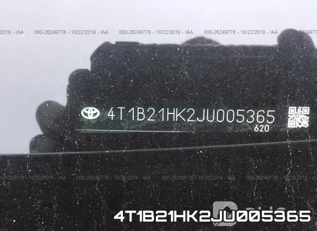 4T1B21HK2JU005365 фото 8