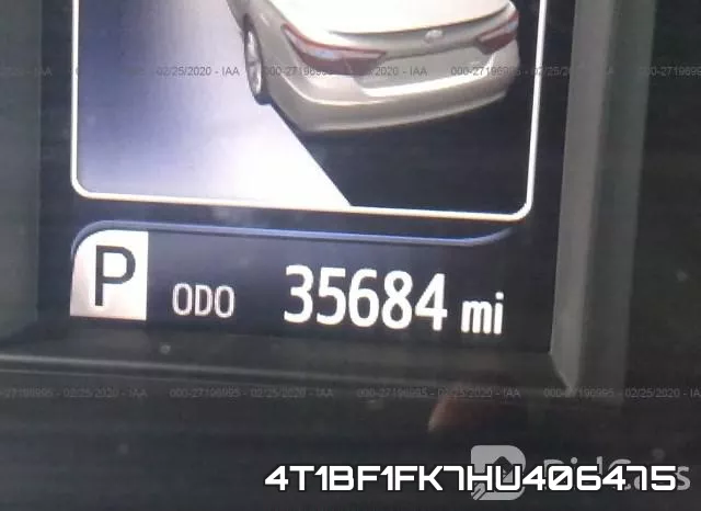 4T1BF1FK7HU406475 фото 7