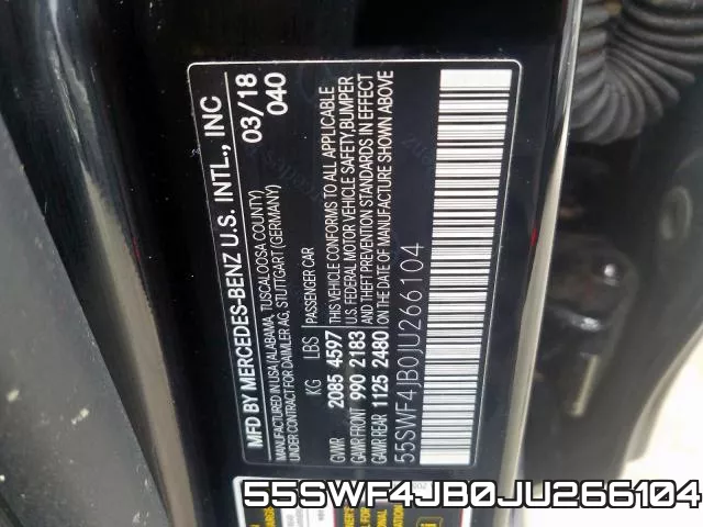 55SWF4JB0JU266104 фото 2