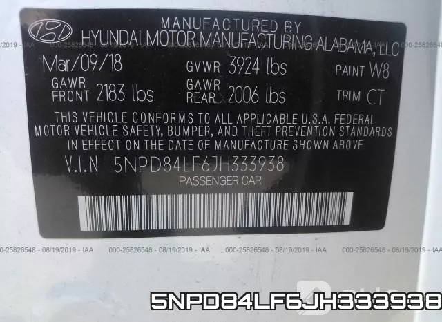 5NPD84LF6JH333938 фото 8