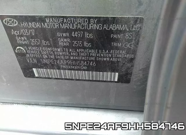5NPE24AF9HH584746 фото 7