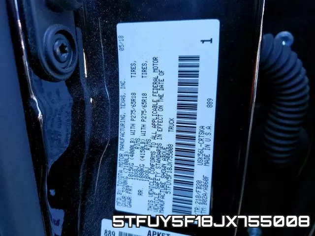 5TFUY5F18JX755008 фото 2