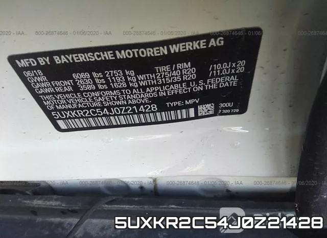 5UXKR2C54J0Z21428 фото 7