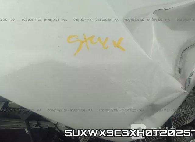 5UXWX9C3XH0T20257 фото 2