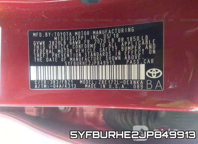 5YFBURHE2JP849913 фото 8