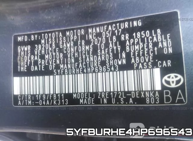 5YFBURHE4HP696543 фото 6