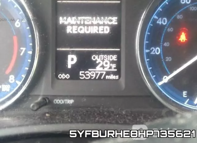 5YFBURHE8HP735621 фото 7
