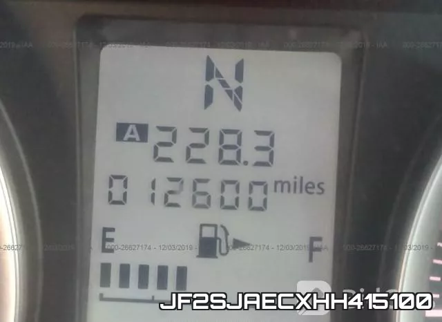 JF2SJAECXHH415100 фото 7