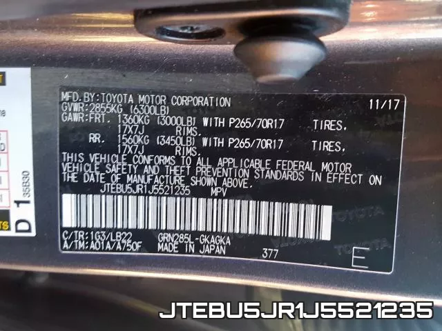 JTEBU5JR1J5521235 фото 2
