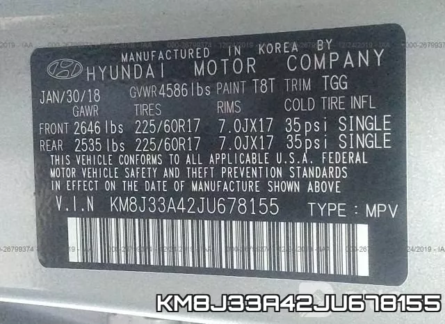 KM8J33A42JU678155 фото 10
