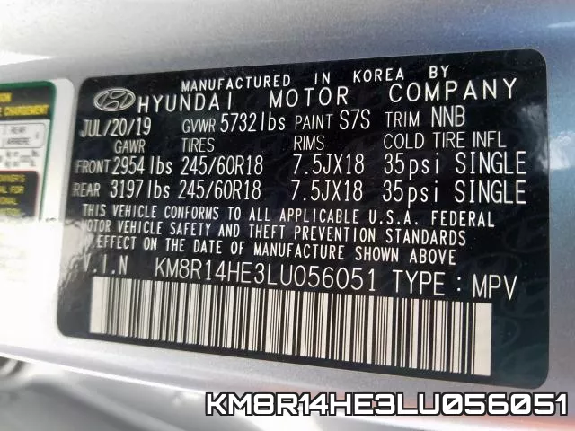 KM8R14HE3LU056051 фото 2