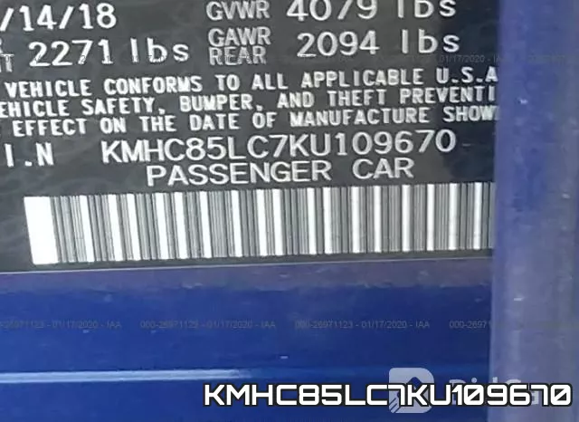 KMHC85LC7KU109670 фото 9