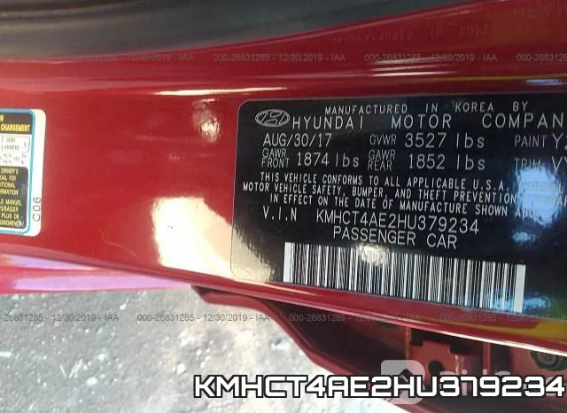 KMHCT4AE2HU379234 фото 7