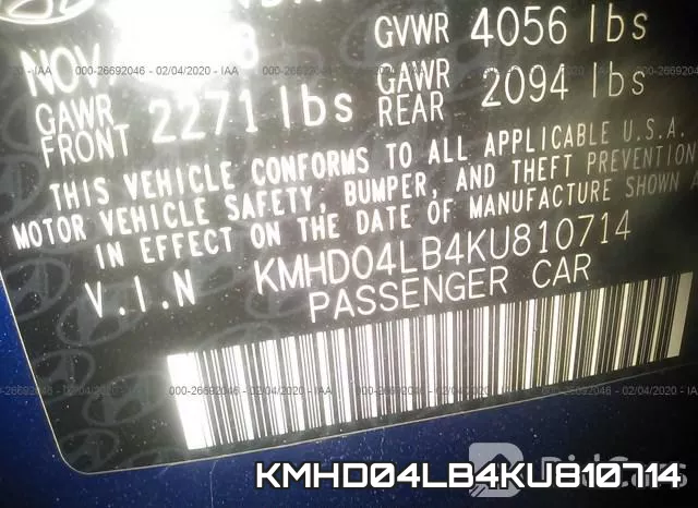 KMHD04LB4KU810714 фото 6
