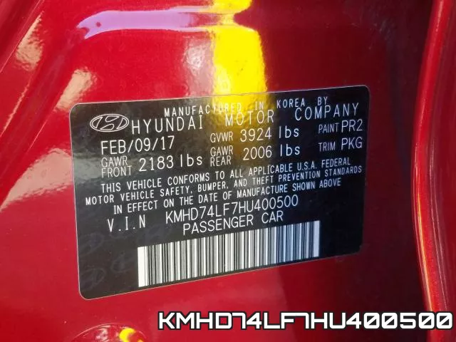 KMHD74LF7HU400500 фото 2
