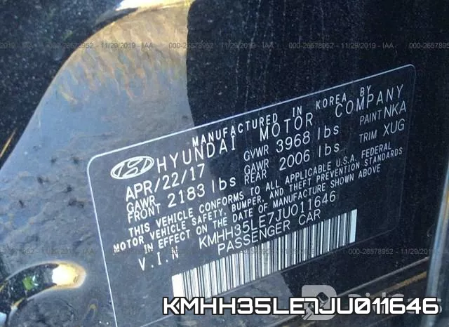 KMHH35LE7JU011646 фото 5